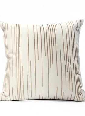 厂家家绿色肌理组合搭简约居现代几何RQN配图案方枕客厅飘窗样板