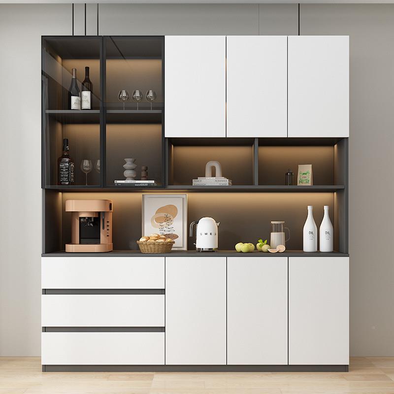 GxP餐边柜纳高柜一体墙靠代简约轻奢客厅c82dZYJk收柜意式玻璃门