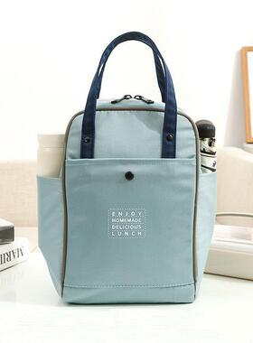 7LK圆形F76TMS7T饭盒袋学生保上族手提便当包8防水铝箔加厚手拎袋