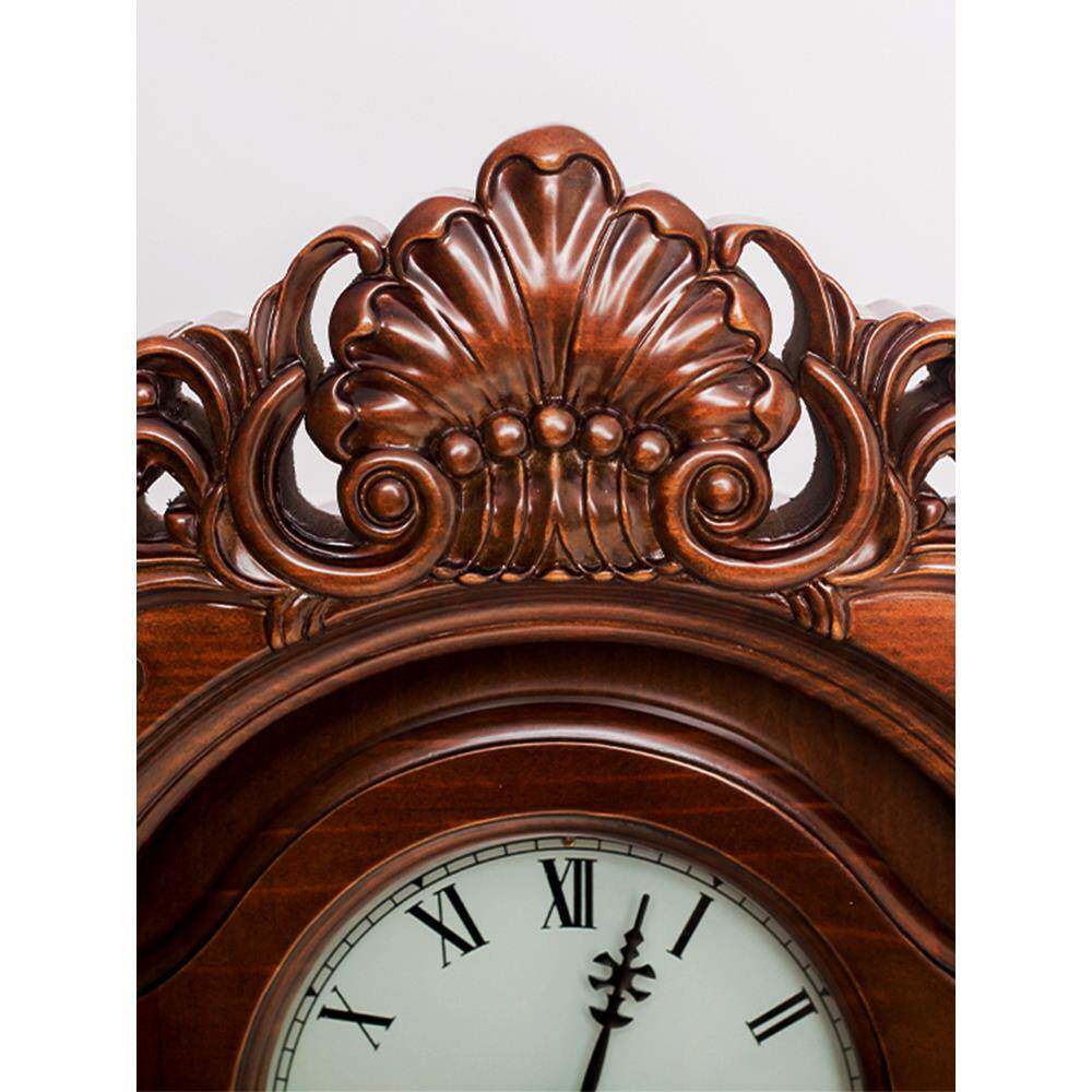 老式发古条机钟报时座中式典客厅摆钟实木立钟北极械星TPE机芯