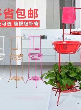 老式脸架子落地式家用农村结实脸盆室架办OZZ公洗室盆架子浴生卫