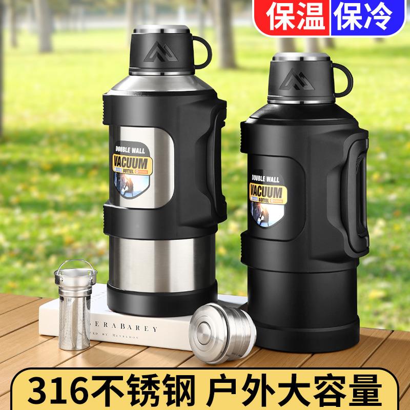 全钢31不锈钢保温31282壶载车水壶旅游宿舍暖水瓶水壶钢按压盖暖6