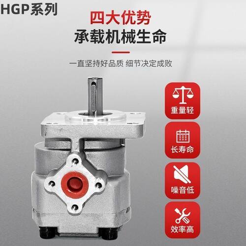 HGP高压齿轮泵HGP-1A/2A/3A液压油泵泵头超高压油缸多路阀液压锁