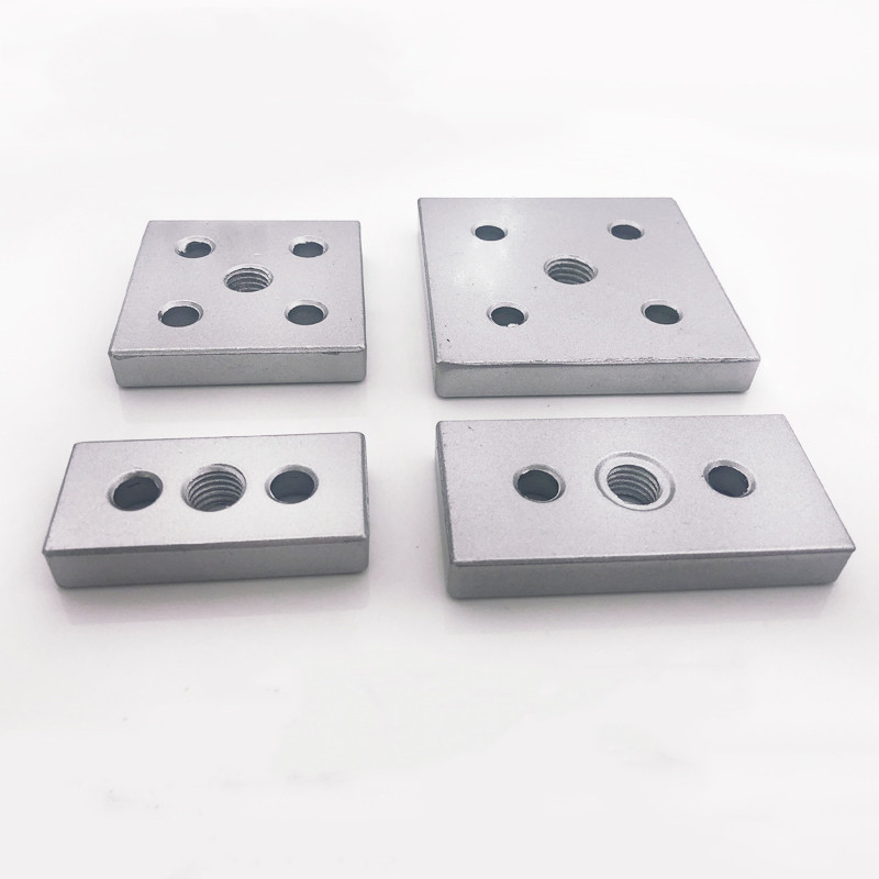 ACF23-308/4010-3060/6060/4080/8080-M12/M16 铝型材脚杯连接板