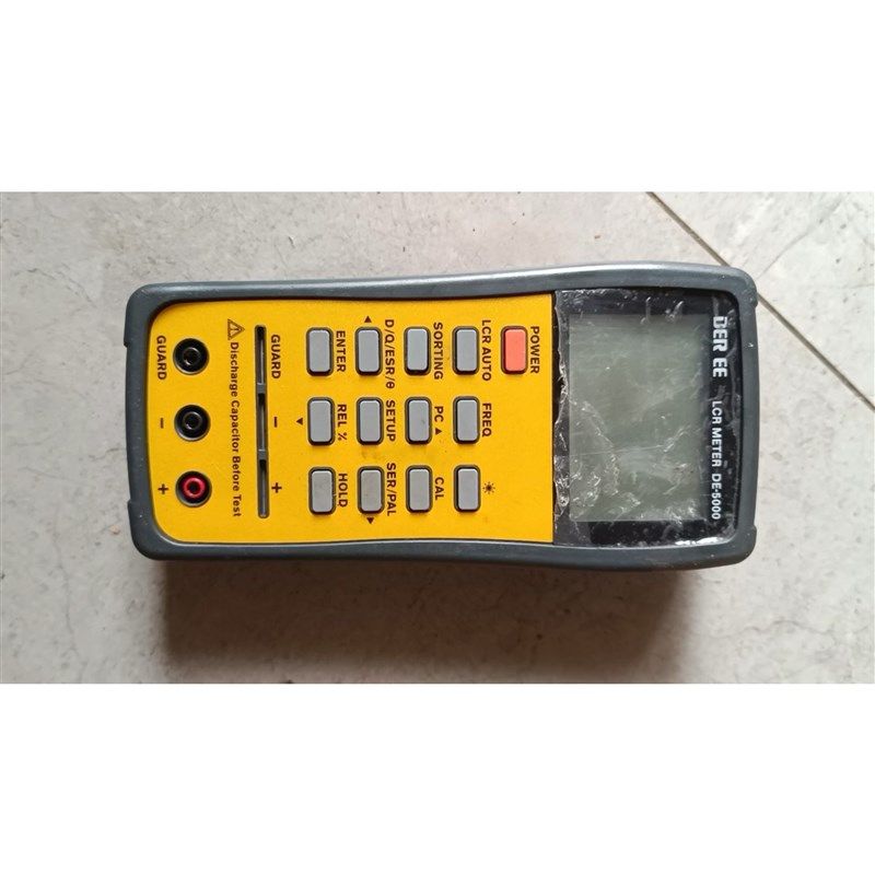 台湾得益DE-5000LCR电表电感电阻表高精度电桥测试仪万