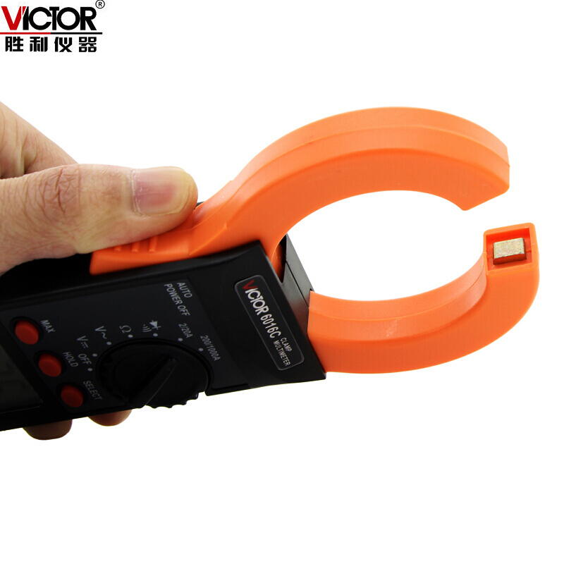 VC606A数字万用表VC606B+数显式钳型电流表VC606C高精度钳形表