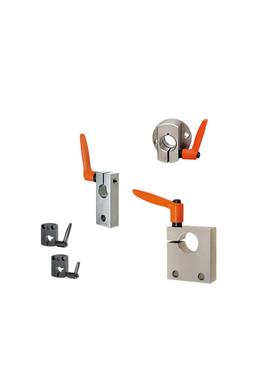 十字交叉定连接/轴同径直交双固定孔型光固夹材ADM质45钢制