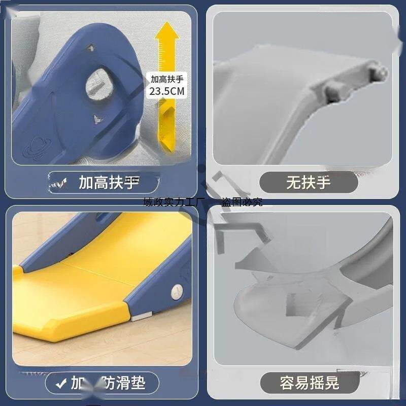 小孩滑梯滑道儿童沙RBZ发单上滑宝宝室易内简玩具床床沿滑梯上床