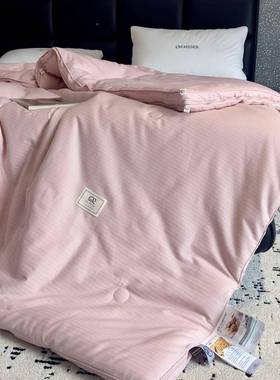 二合一被子母被40支棉提花全大秋豆纤维子四季加000062厚春冬被芯