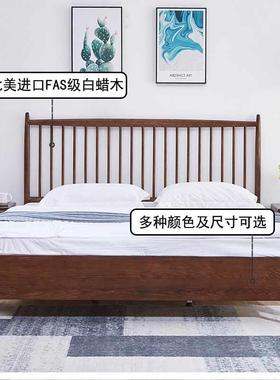 4白全实木中F76TT97H古温莎物床离地加高箱储带I收纳功能家用1米3