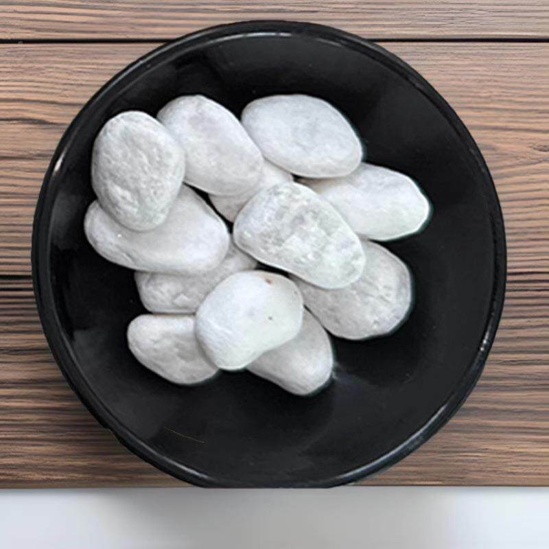 水磨石1花-2厘米多铺面鹅子卵肉石雨石鱼缸78536造景过滤石造景