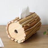 纸巾盒抽纸盒客厅桌用面木175卷纸筒卫生间创意纸抽家盒茶原几装