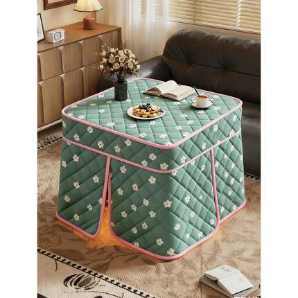 ?可折10161叠烤火家用0252新款烤架桌四方桌子正方形多功能火冬天