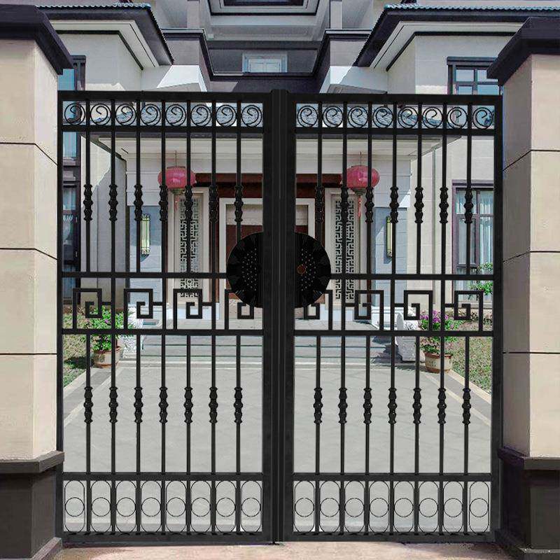 防门栅栏门铁门围墙小铁艺门庭院大院农盗村门别885子墅大门门门