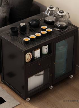 移动茶桌家用小茶台烧水壶一水体茶柜车阳台非实76324木几沙茶发