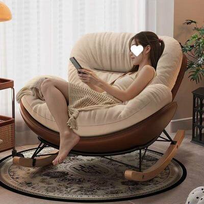蝴蝶摇椅号升级底座猫抓皮大超软午睡躺椅阳休台闲单懒人摇HKL沙