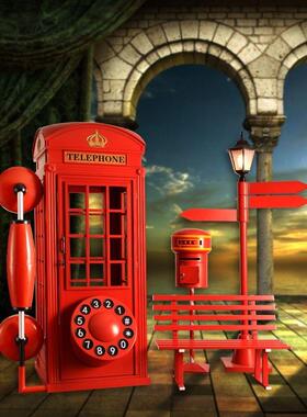 大型式铁庭艺电欧话亭信箱路牌XNW指示牌户外院网红商场落地装摆