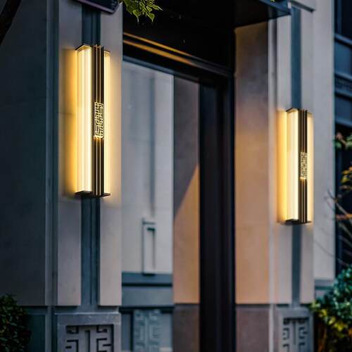 户新防壁灯别外墅庭院灯B1176-MB高档中式墙壁灯院子门柱灯大门两