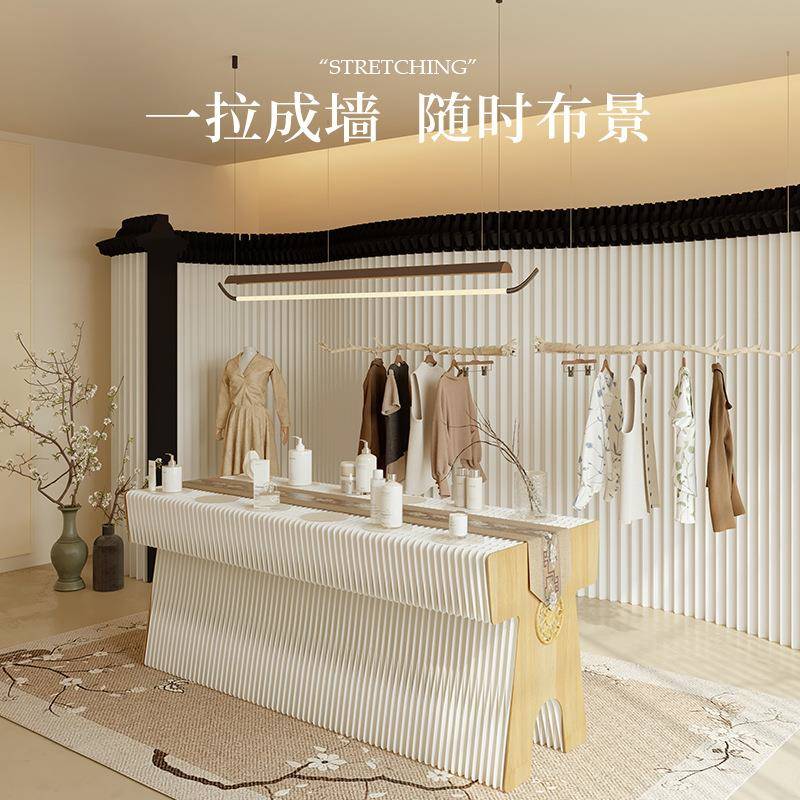 简易背景2052款折叠动中式玄移关入新户正对门无品牌/屏风隔断客