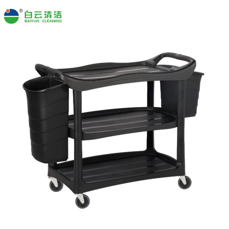 白云黑色餐多用三厅层带通途手推车工具车服务车送餐车酒店791杂