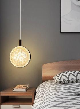 卧室头吊灯202TM-651505创新款晶主卧床网红轻奢水单头长线房间意