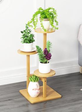 L&客厅架子内置物架多室层落花地绿萝吊实木阳74128台多肉爬藤兰