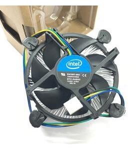 intel原装盒装CPU散热器G4560温G3930151FTK针C扇PU风四1针线控