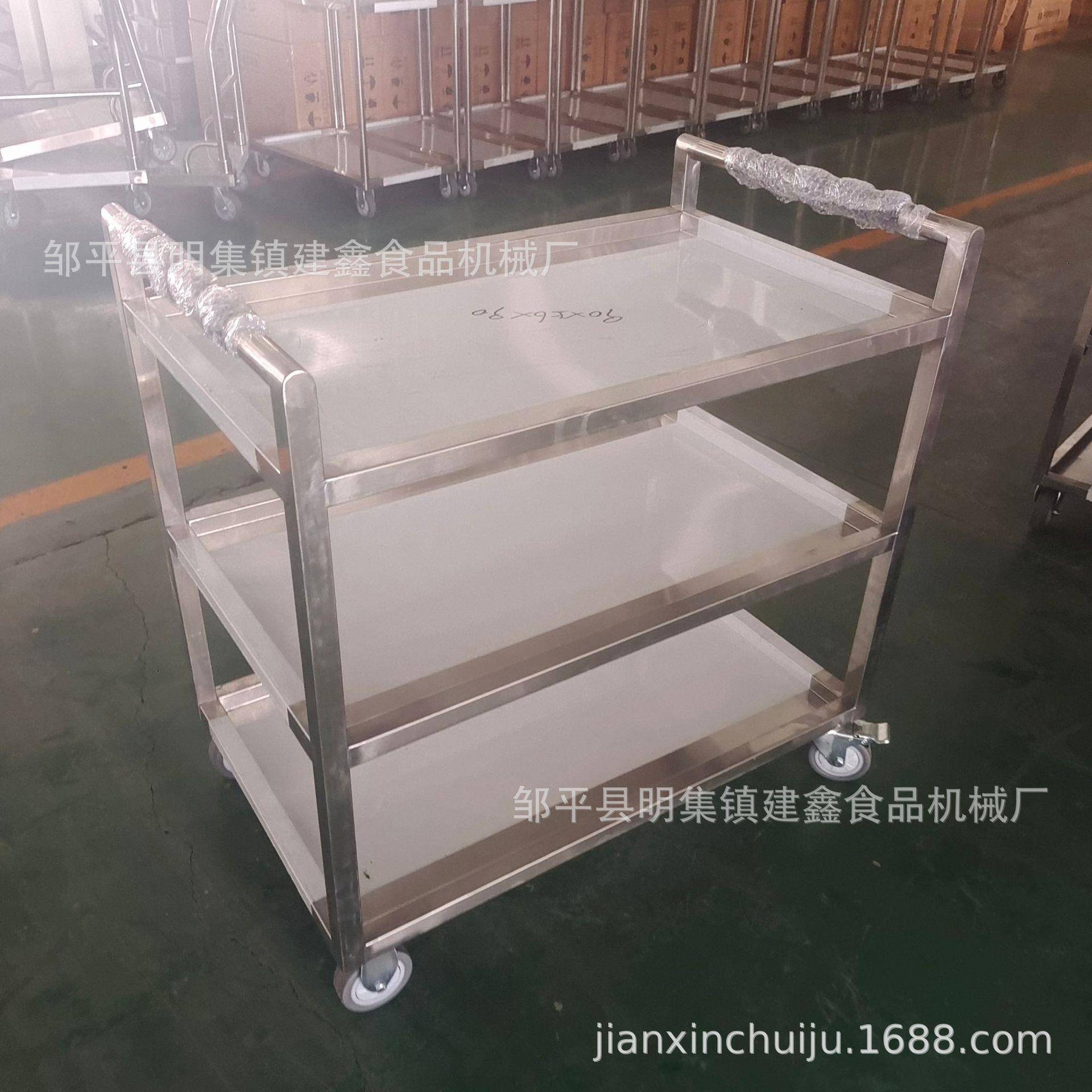 商用店拉拉车2饭3小层厨XRD房货架放菜品层的小车