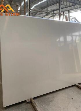 厂家直零硅人造大理石纹路纯白色OEC石英销石房面台岛台餐厨桌大