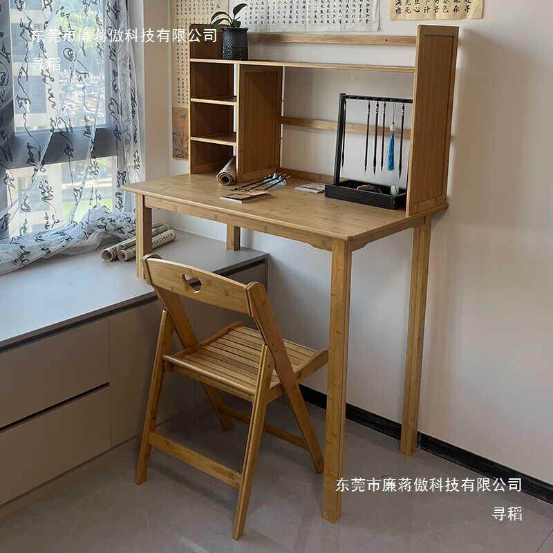 书体桌书一腿tlznu+fg飘窗高低脚电脑桌家用小桌子实木架书房窗台