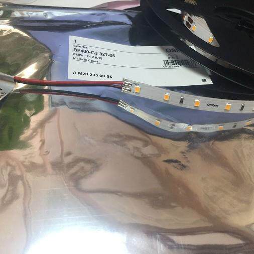 VosrEam欧司朗新款24灯灯带BF400LD防水/不暗槽灯箱灯贴片软条超