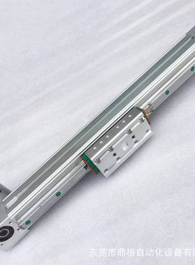 DGE字/25/60同步带直线模组欧规高密速精十KQA数滑控自动化电缸台