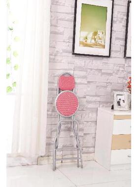 K折叠椅靠背吧桥钓椅高脚加酒吧椅278子椅前台吧椅免安装家用休闲