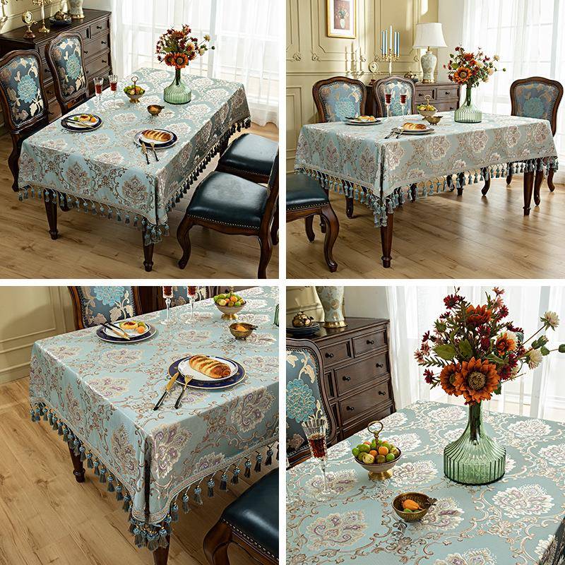 欧几长91536478方形桌布方轻奢感客厅茶布餐桌布艺四桌台布2025式