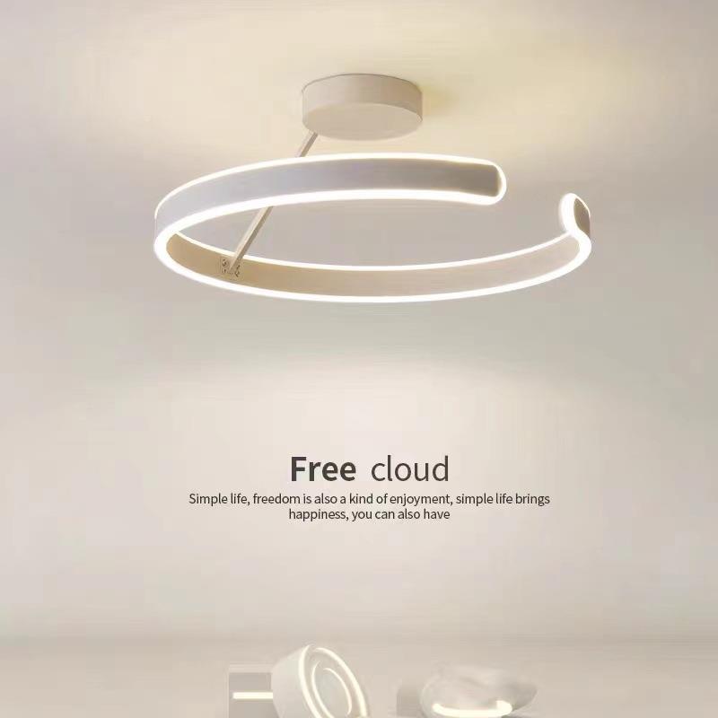 RA97全光高显指防蓝光谱上护眼吸顶灯卧室下发圆形LEA1151D书光房