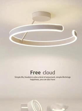 RA97全光高显指防蓝光谱上护眼吸顶灯卧室下发圆形LEA1151D书光房