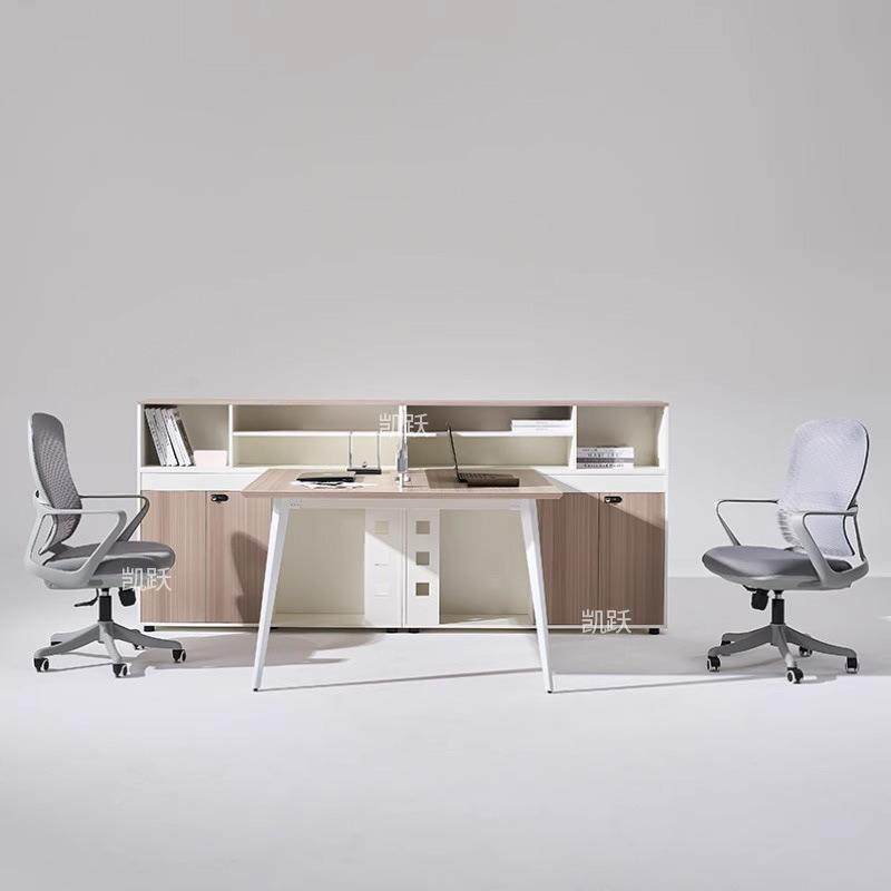 财务办公椅组合T型职员4桌26C办公室屏座风工位2/人位桌卡双人面