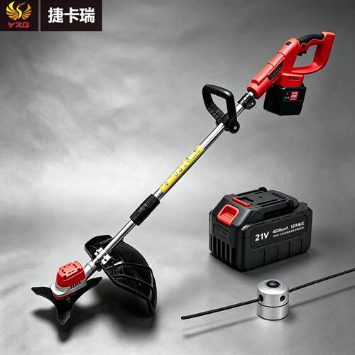家用级21V锂电割草机捷卡瑞充电式电动割草机物业果园农用除草坪