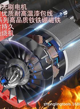 无刷12寸锂电锯大充功率电OXR电式家用木锯链锯户外园林伐手提电