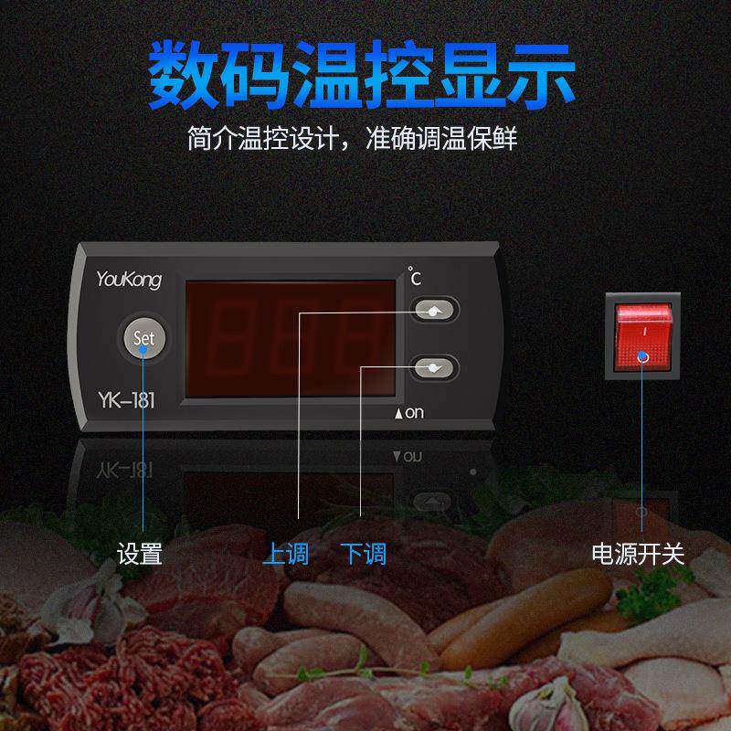 鲜肉商用保保鲜展示柜冷藏柜鲜柜直冷肉品柜熟食柜柜生633柜鲜柜