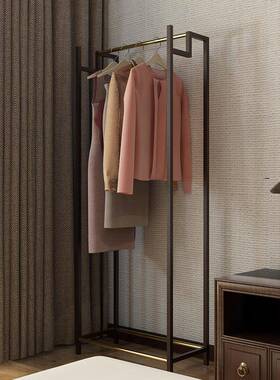 新中式挂衣架落地衣帽架室衣架家卧客TB-61455厅用衣服架子单时杆