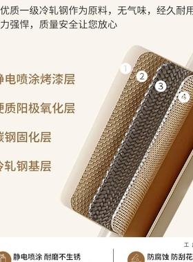 TNK铁艺厚床家舍用儿童床欧式不锈钢铁床单人寓宿公出租房用加铁