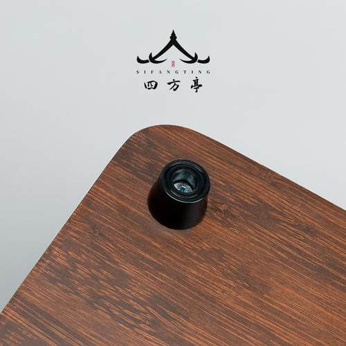 日UIE式现代约茶盘具排水奢轻简高档办公室茶海茶台茶池茶重竹家