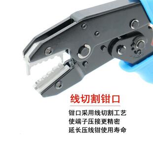 德聪8666航空插线冷压端器子接线钳哈丁插针西霸士重载连接头压钳