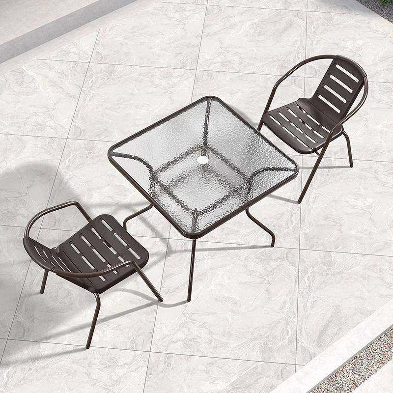 远茂户外三桌椅件套阳台茶桌椅组合院露台庭休闲摆外室无品牌/外