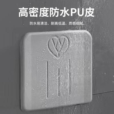 浴室?叠凳PU靠背淋浴椅挂式免打折孔座洗澡坐凳VSC子老年人防滑靠