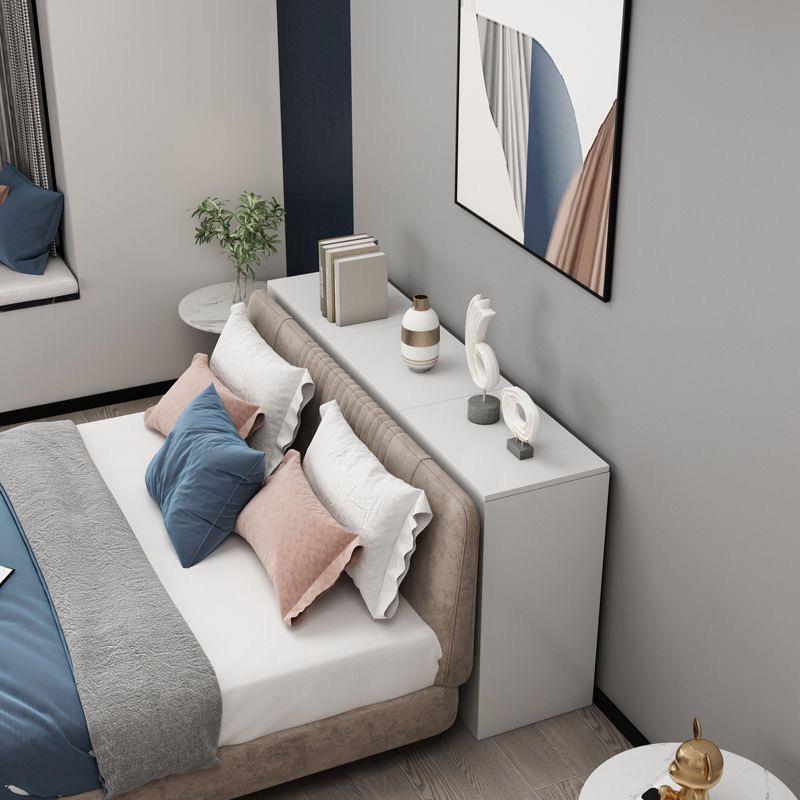 床边柜缝隙窄柜窗上开门储物柜翻柜盖式阳台柜BSZ飘柜拼接床储物