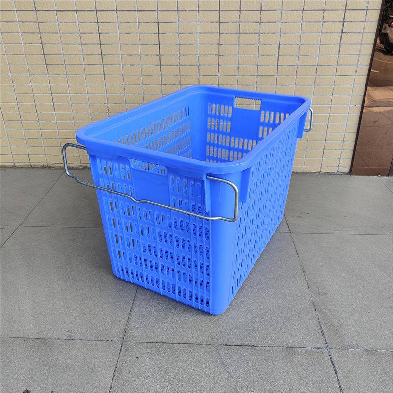 80*550*560m加厚加大塑胶周m转箩塑料筐0pw30#料箩周转框铁耳塑塑