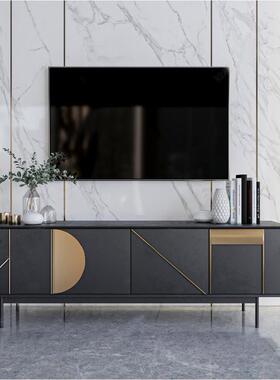 新烤不漆电视钢柜白色客厅视听品柜现OIR代简约锈地柜客厅电视柜