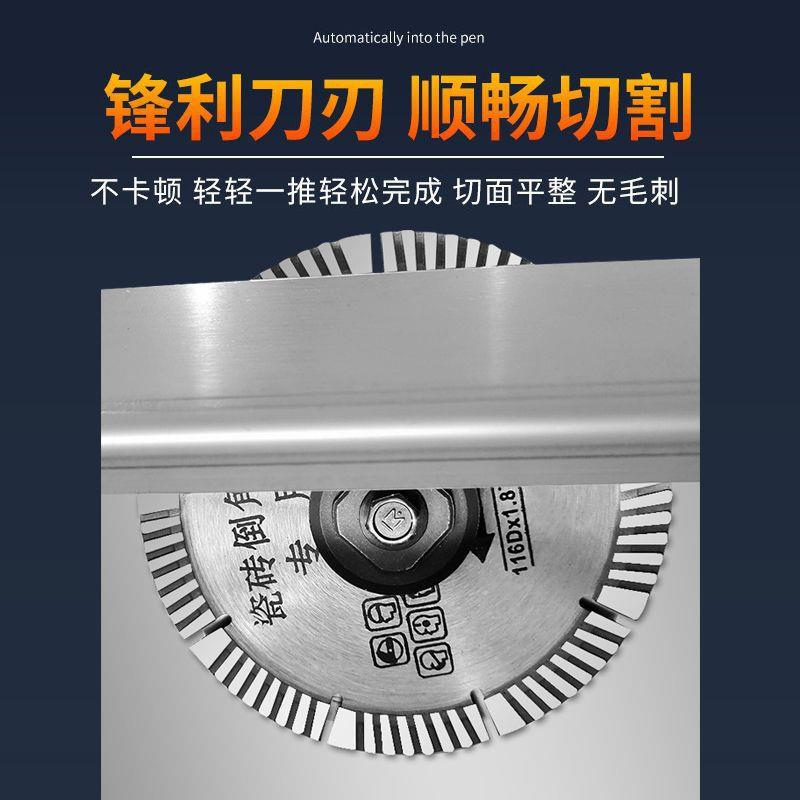 新款自动全瓷BAD砖专用材台式倒角切割锈一倒体机不钢质无尘台式